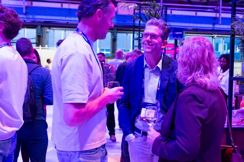 Networking drinks in the evening