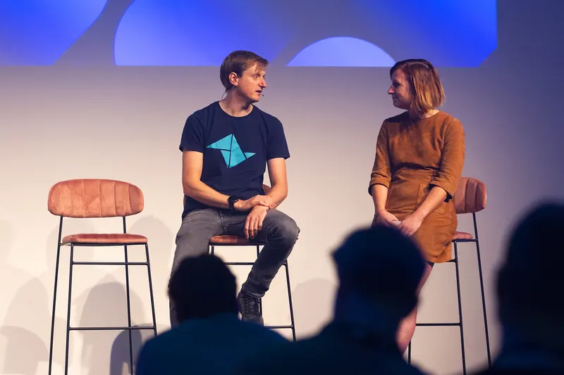 Fireside chat on the main stage